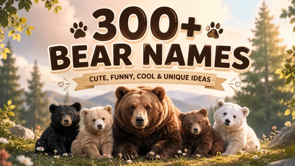 bear names
