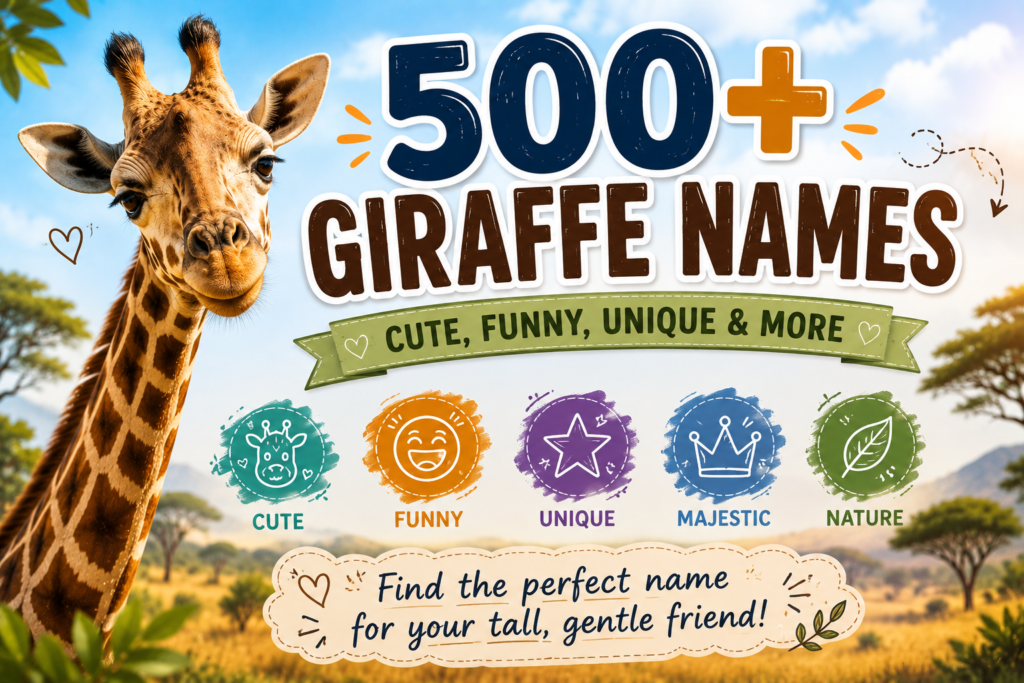 girffae names