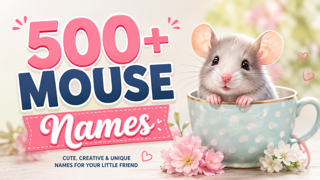 mouse names