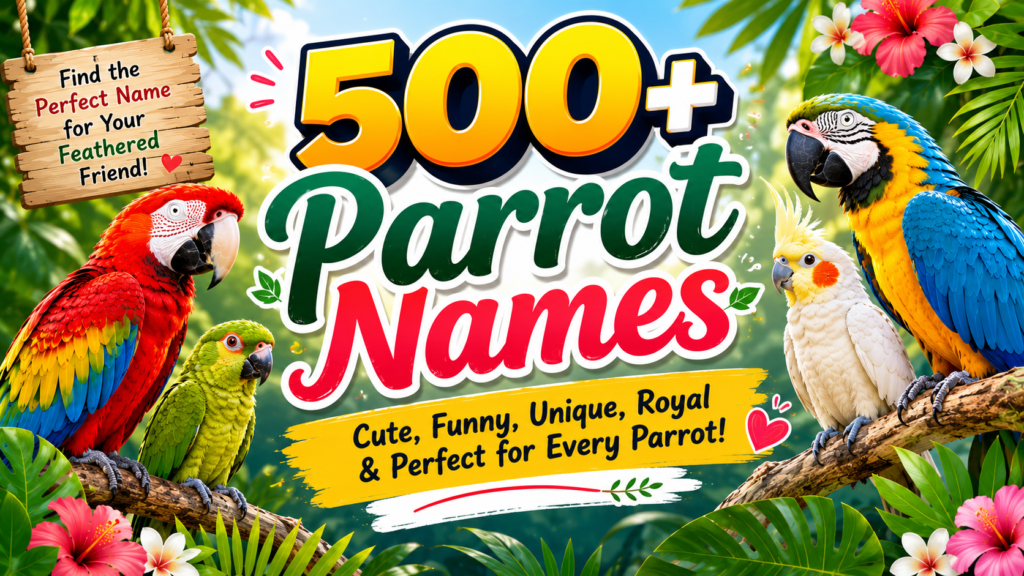 parrot names