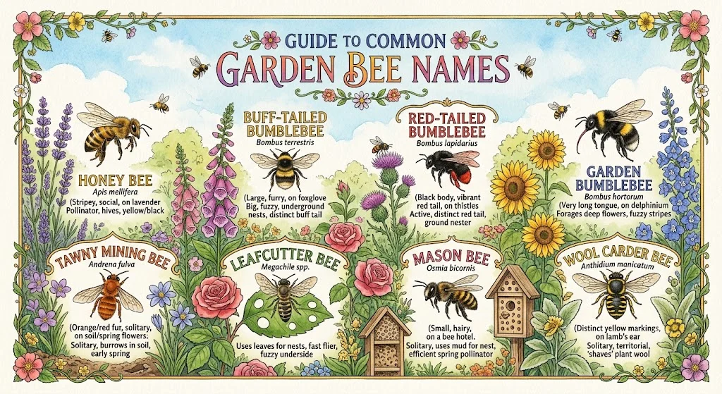 garden bee names