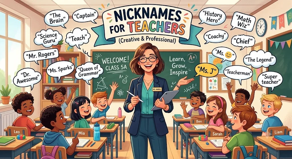 nicknames for teachers