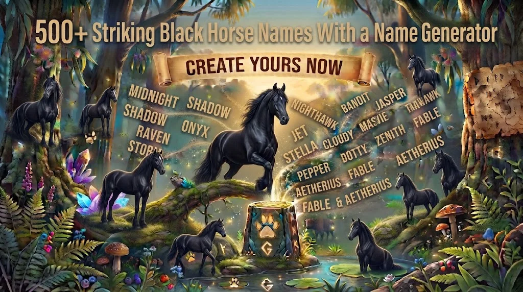 black horse names