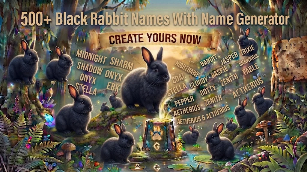 black rabbit names