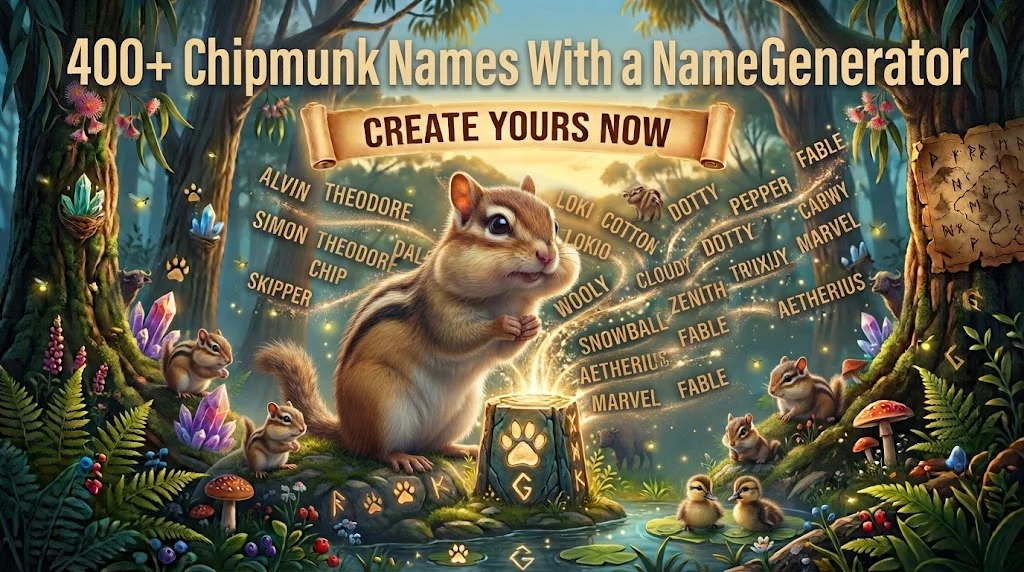 chipmunk names
