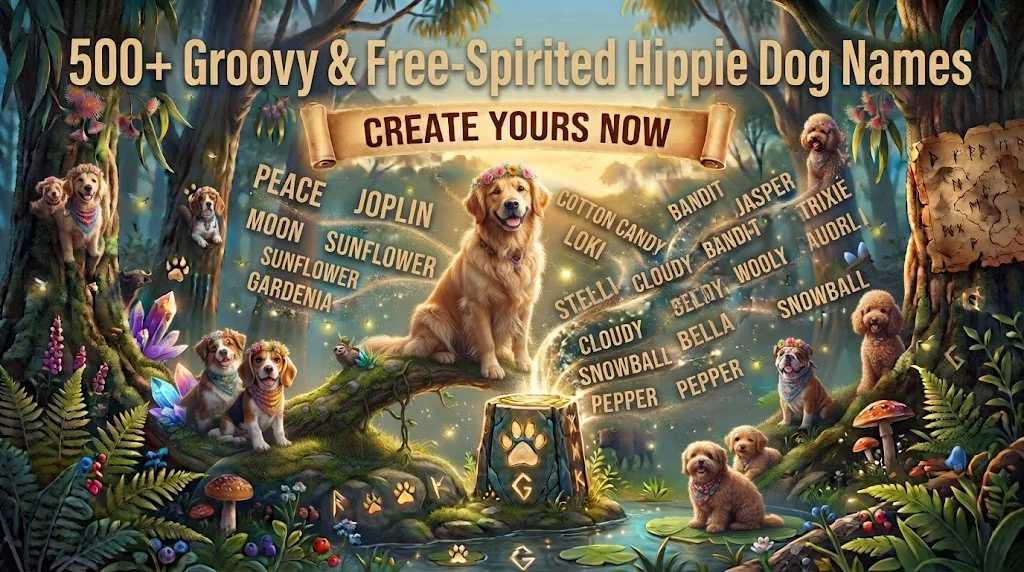 hippie dog names