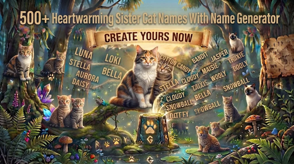 sister cat names