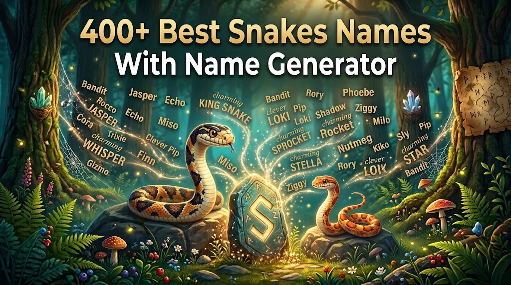 snakes names